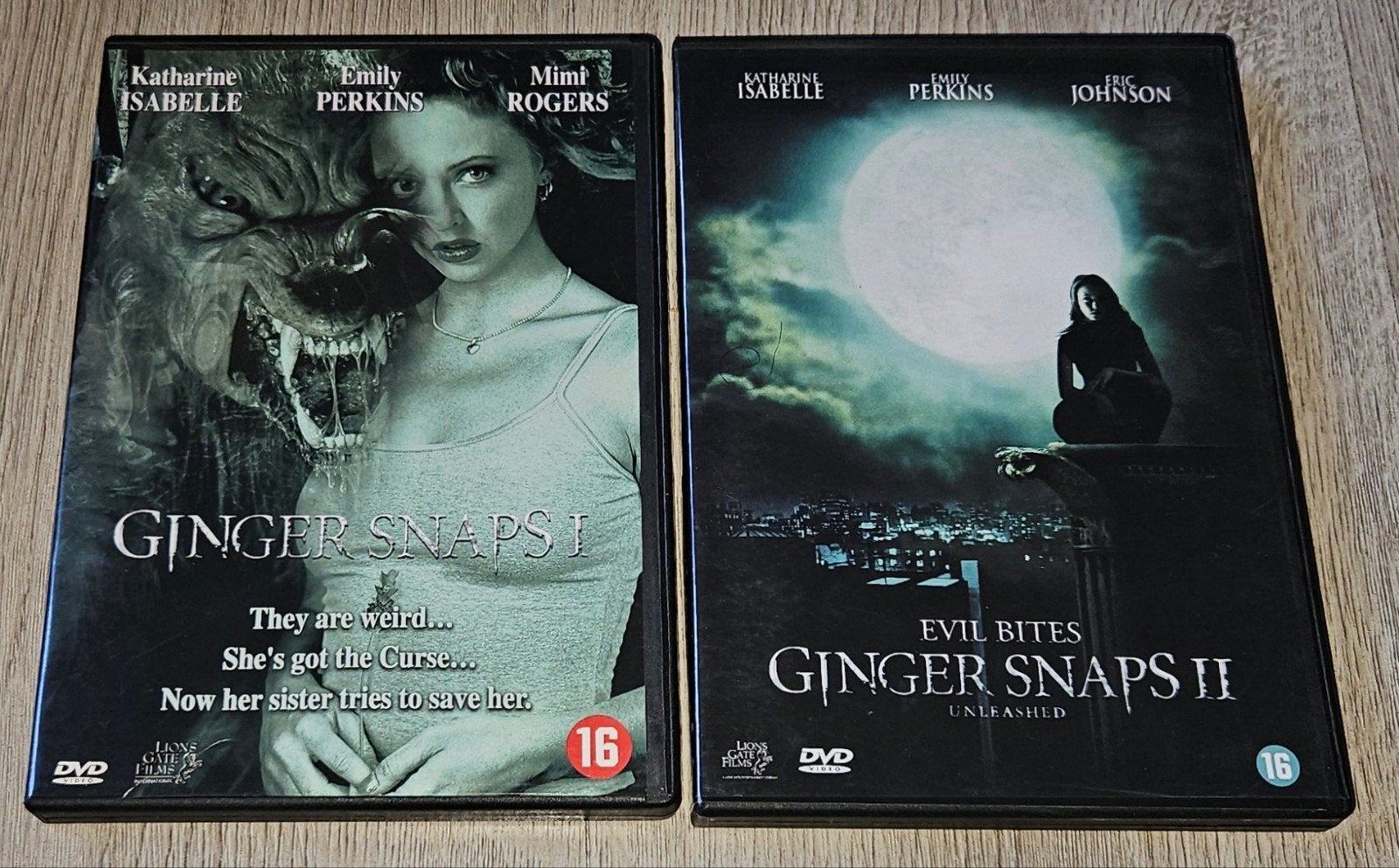 Ginger Snaps I & II DVD - Horror Weerwolven Collectie, Vanaf 16 jaar, Nederlands, Ophalen of Verzenden, Weerwolven