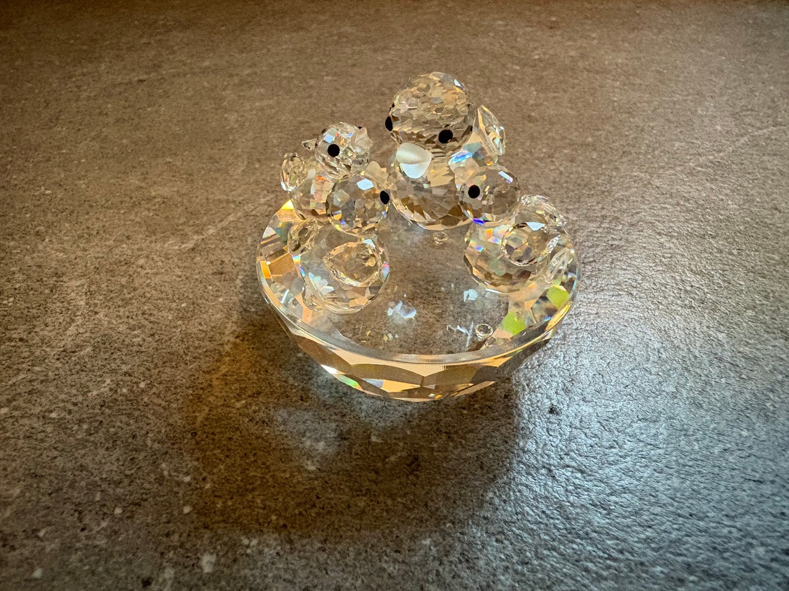 Swarovski Vogelnest –013842 – met originele doos/certificaat, Verzamelen, Ophalen of Verzenden, Zo goed als nieuw, Figuurtje