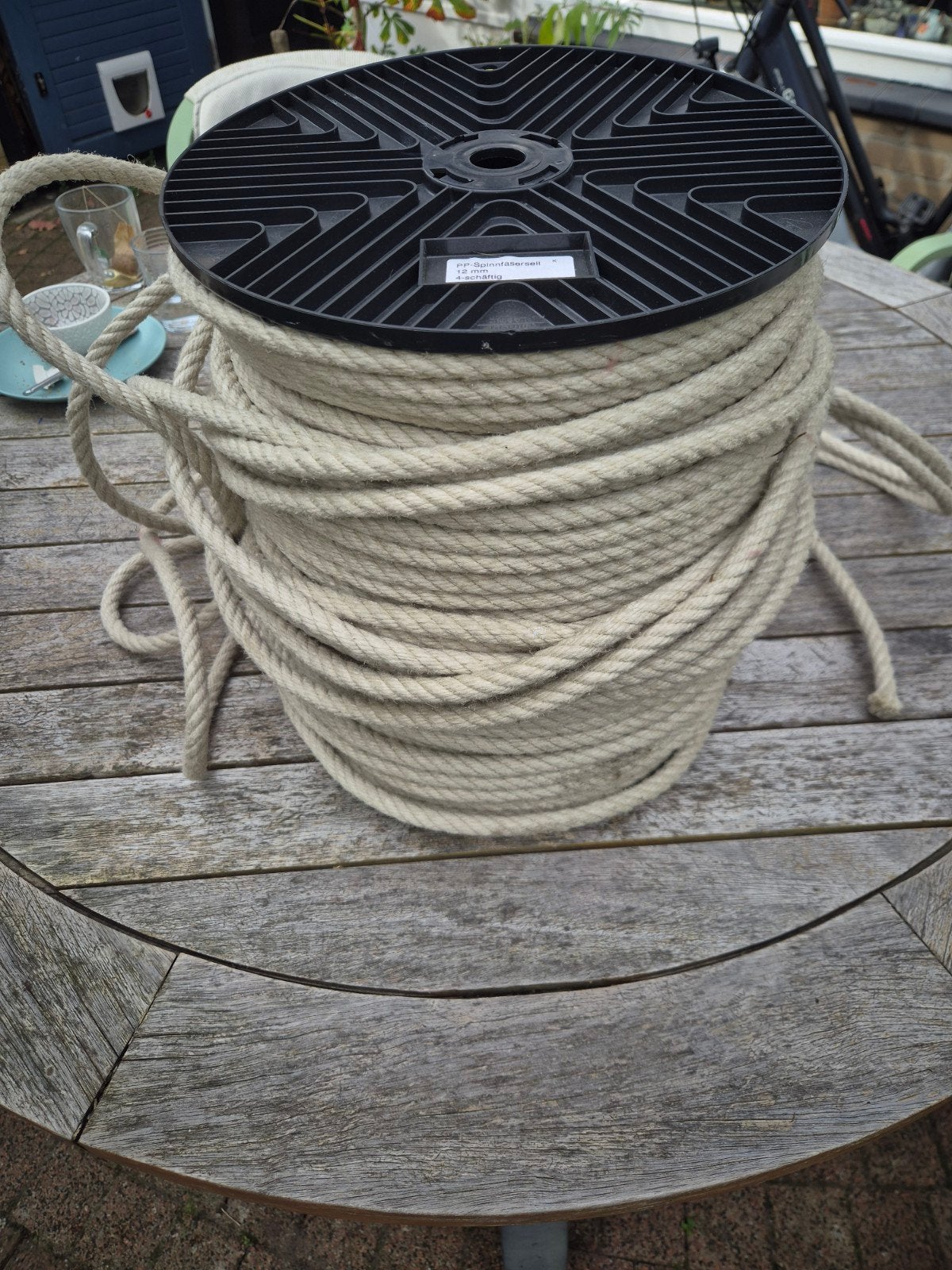 rol touw van 12 mm - 220 meter, Ophalen, Nieuw
