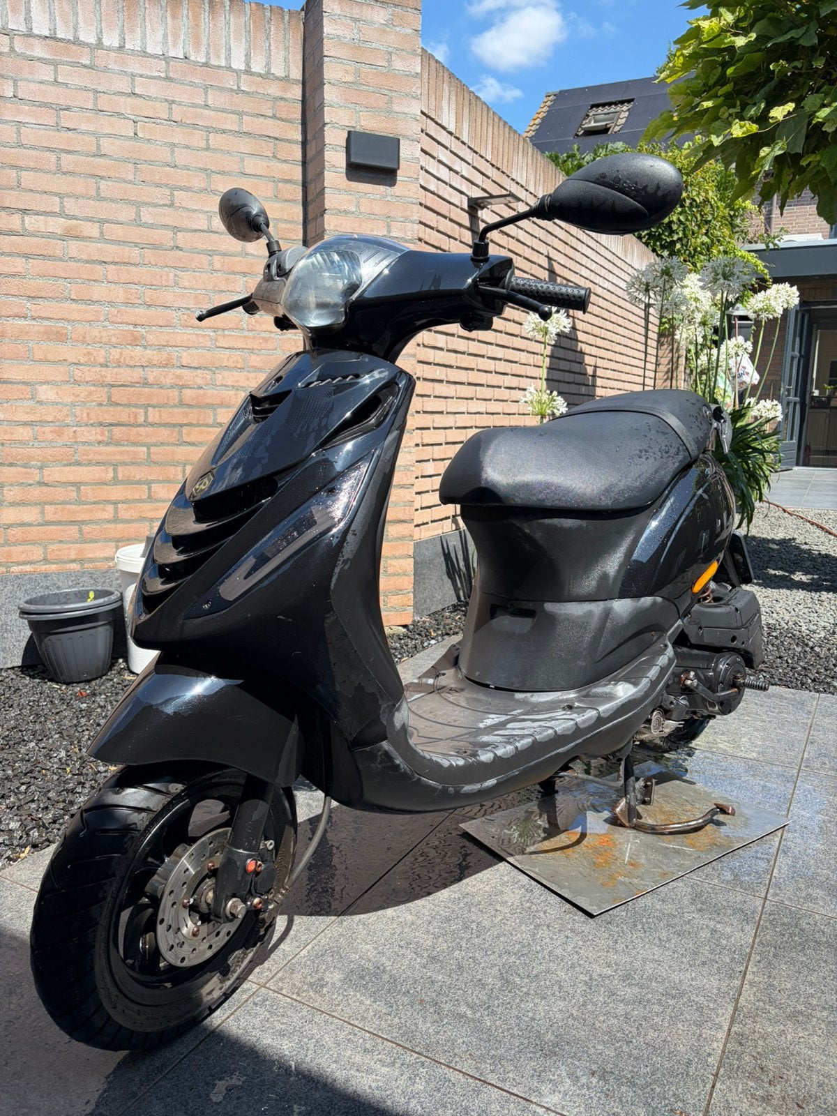 Piaggio Zip geel kenteken 2018 – Opknapper/project, Ophalen, Piaggio, Gebruikt, Benzine