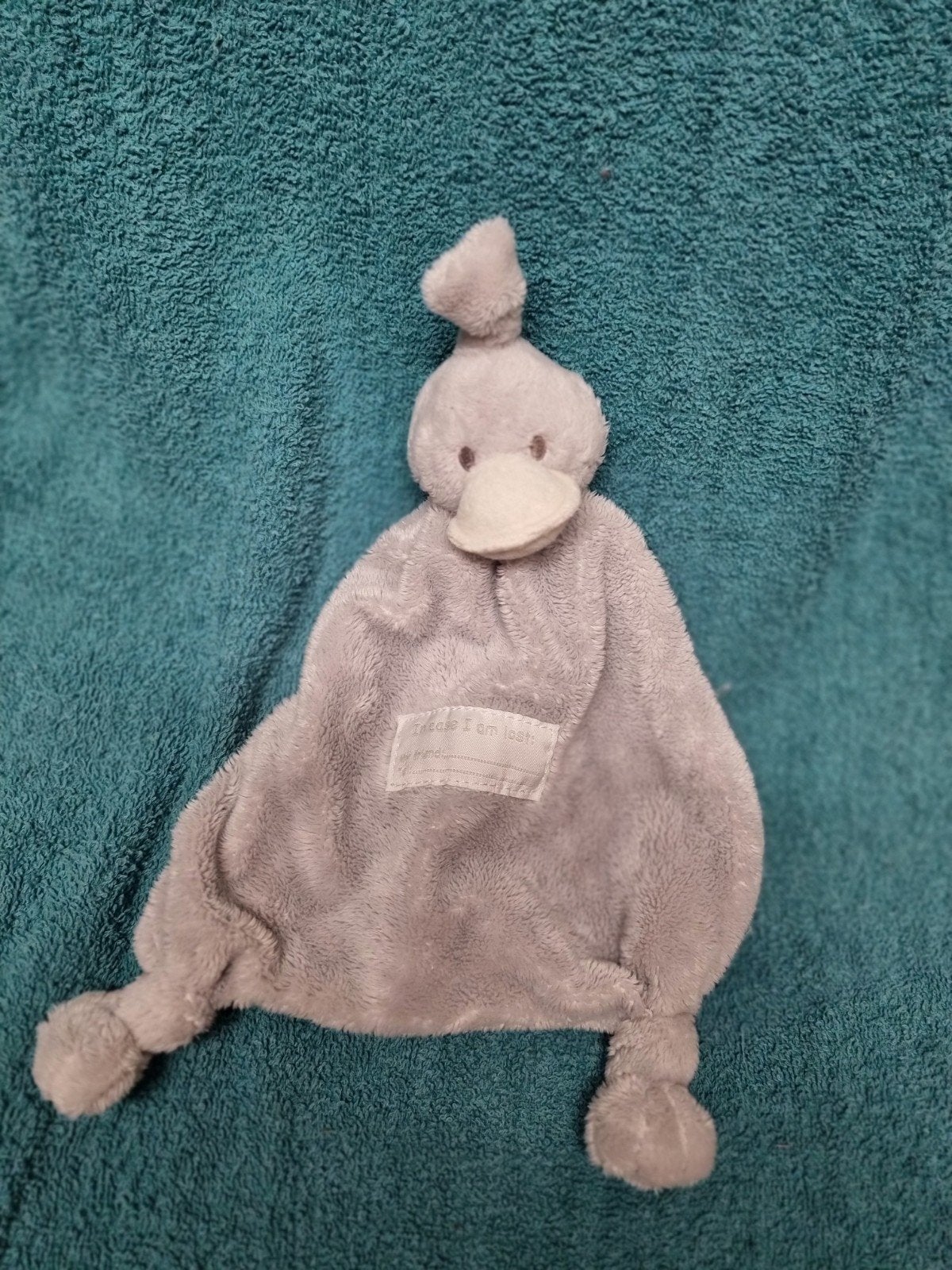Bam bam knuffel doekje eend nr 37, Ophalen of Verzenden, Nieuw, Eend