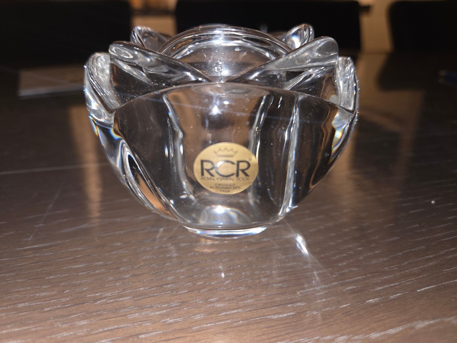 RCR Royal Crystal Rock theelichthouder roos, Ophalen of Verzenden