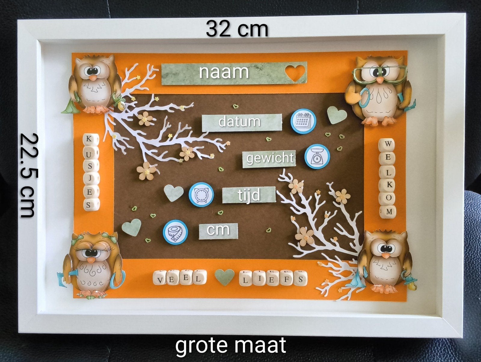 kraamcadeau Geboortelijsje om zelf in te vullen, Ophalen of Verzenden, Nieuw