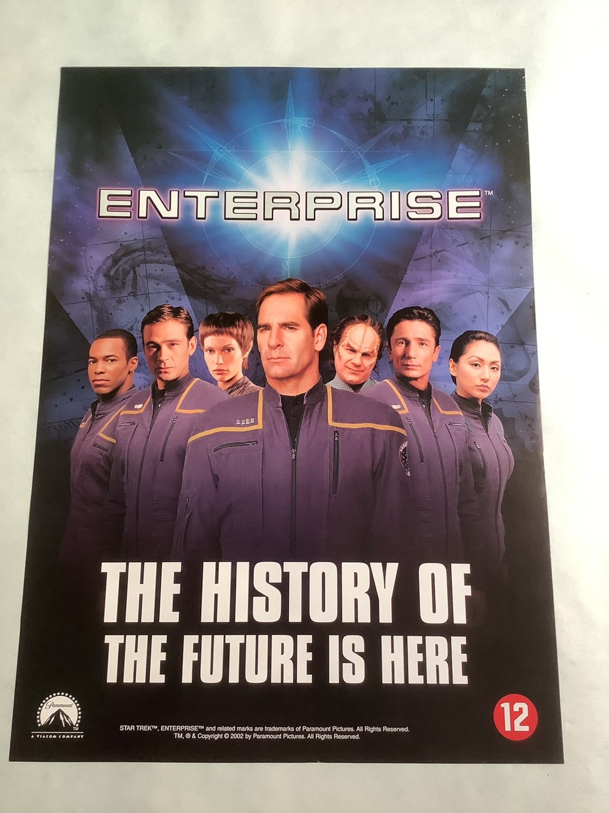 ENTERPRISE   VIDEO POSTER   50-70 cm, Verzenden, Zo goed als nieuw