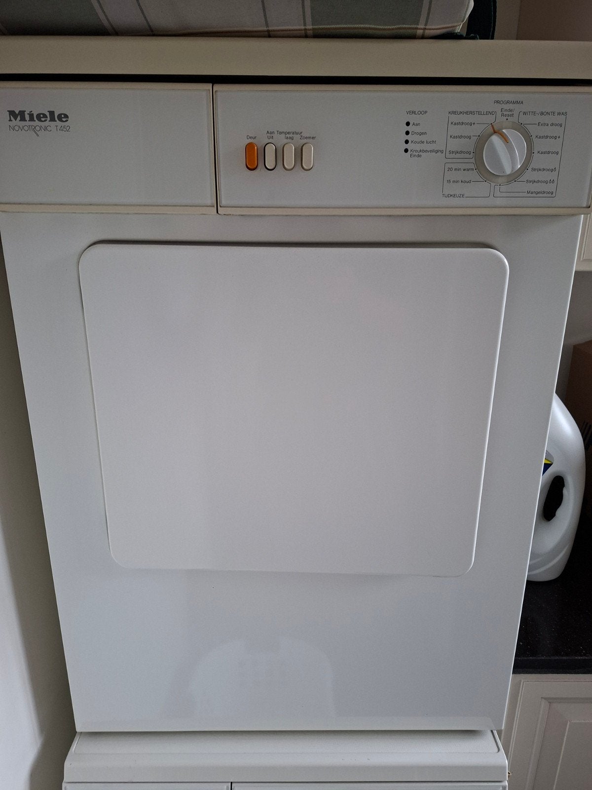 miele wasdroger luchtafvoer goedwerkend, Witgoed en Apparatuur, Ophalen, Gebruikt, Luchtafvoer, 85 tot 90 cm