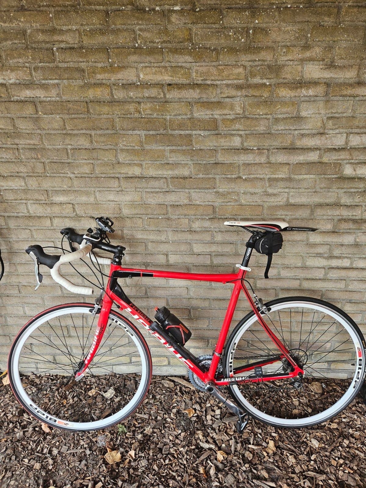 Haibike Tour RC racefiets - Shimano Tiagra - Rood/Zwart, Fietsen en Brommers, 28 inch, Gebruikt, Aluminium, 15 tot 20 versnellingen
