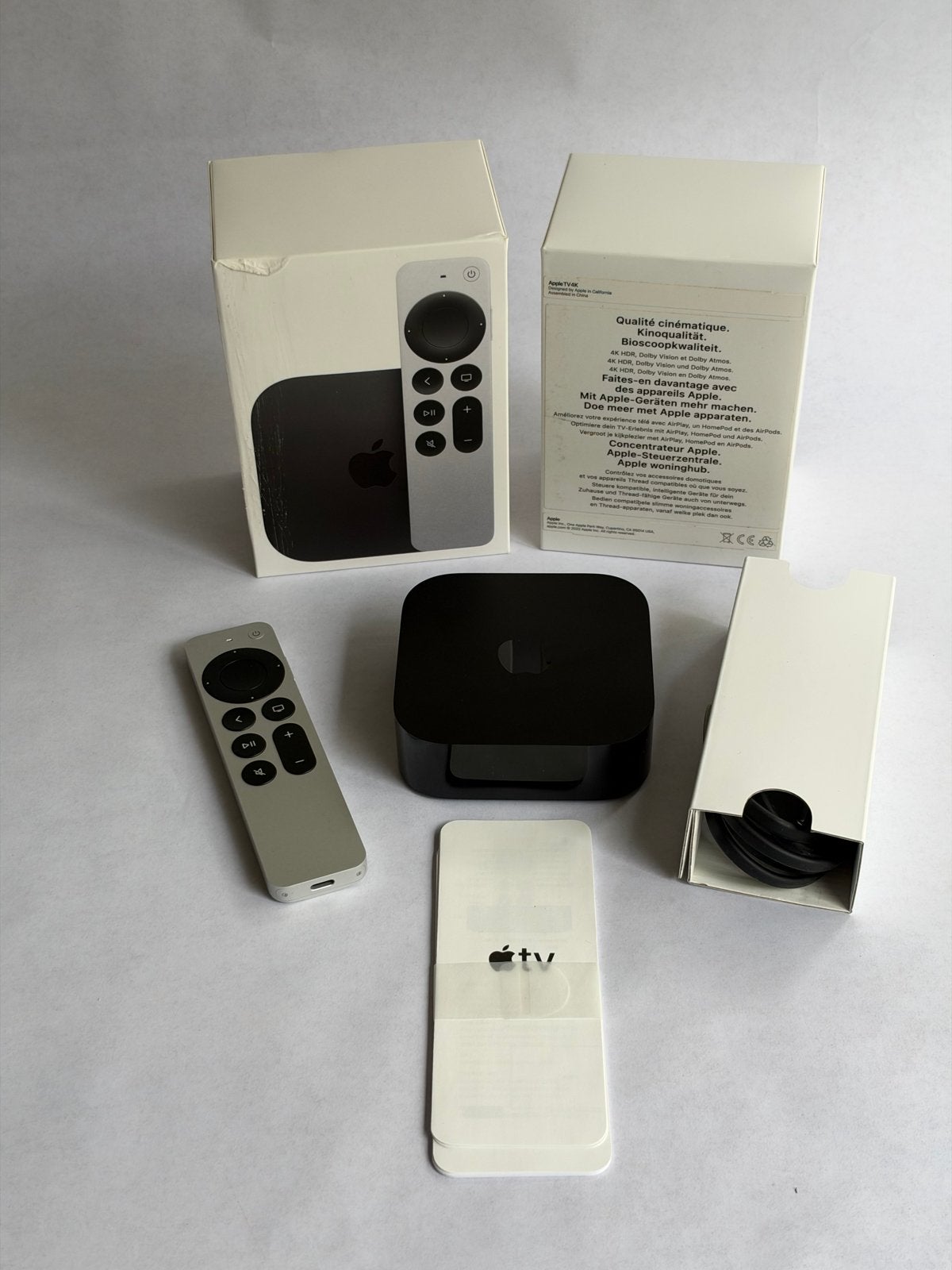 Apple TV 4K 128GB A2843 | Wifi + Ethernet, Ophalen of Verzenden, Zo goed als nieuw, HDMI, Zonder harde schijf
