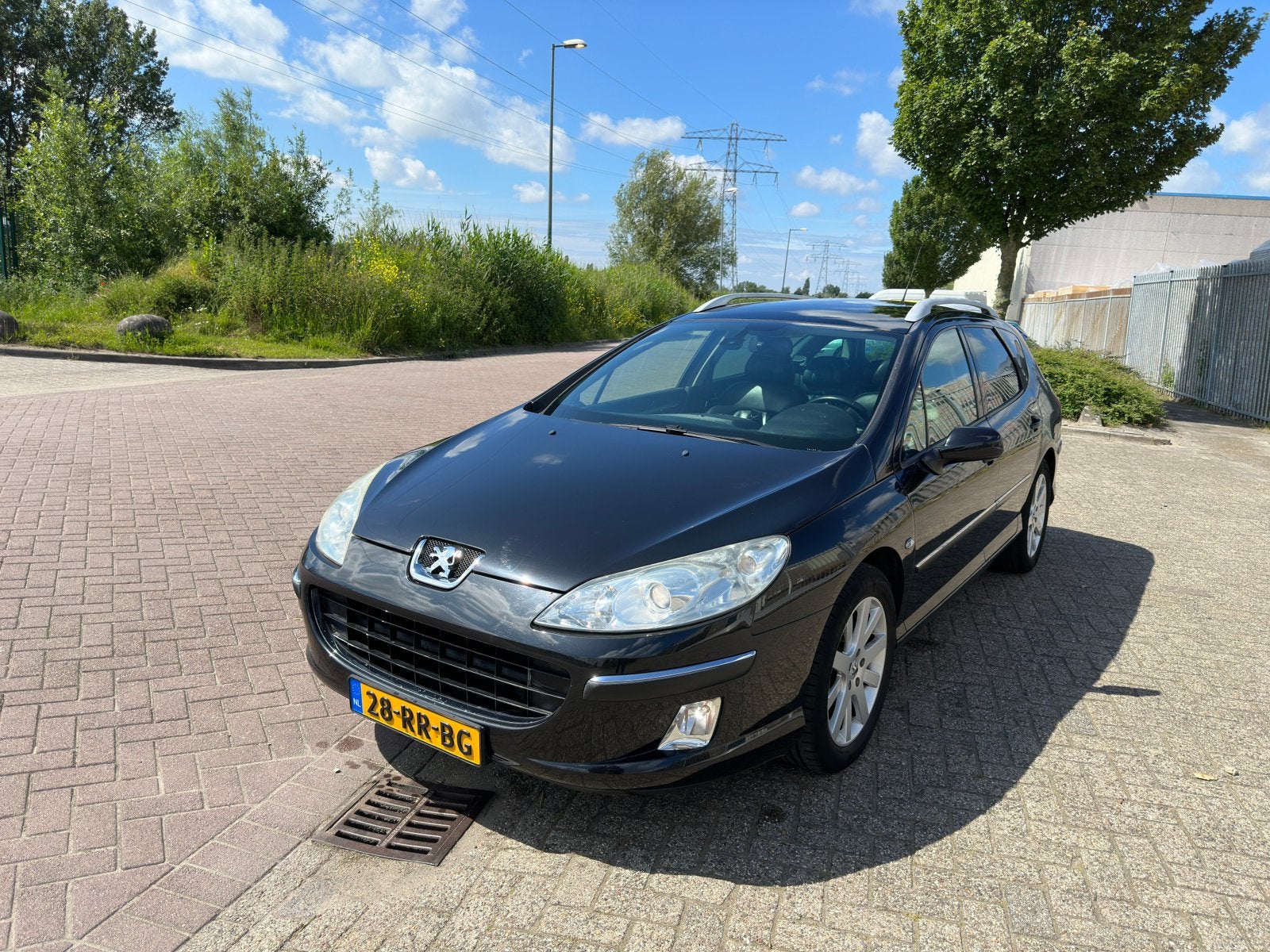 Peugeot 407 2.0 16V SW 2005 Zwart Nieuwe APK, Auto's, Peugeot, Voorwielaandrijving, 136 pk, Zwart, 4 cilinders