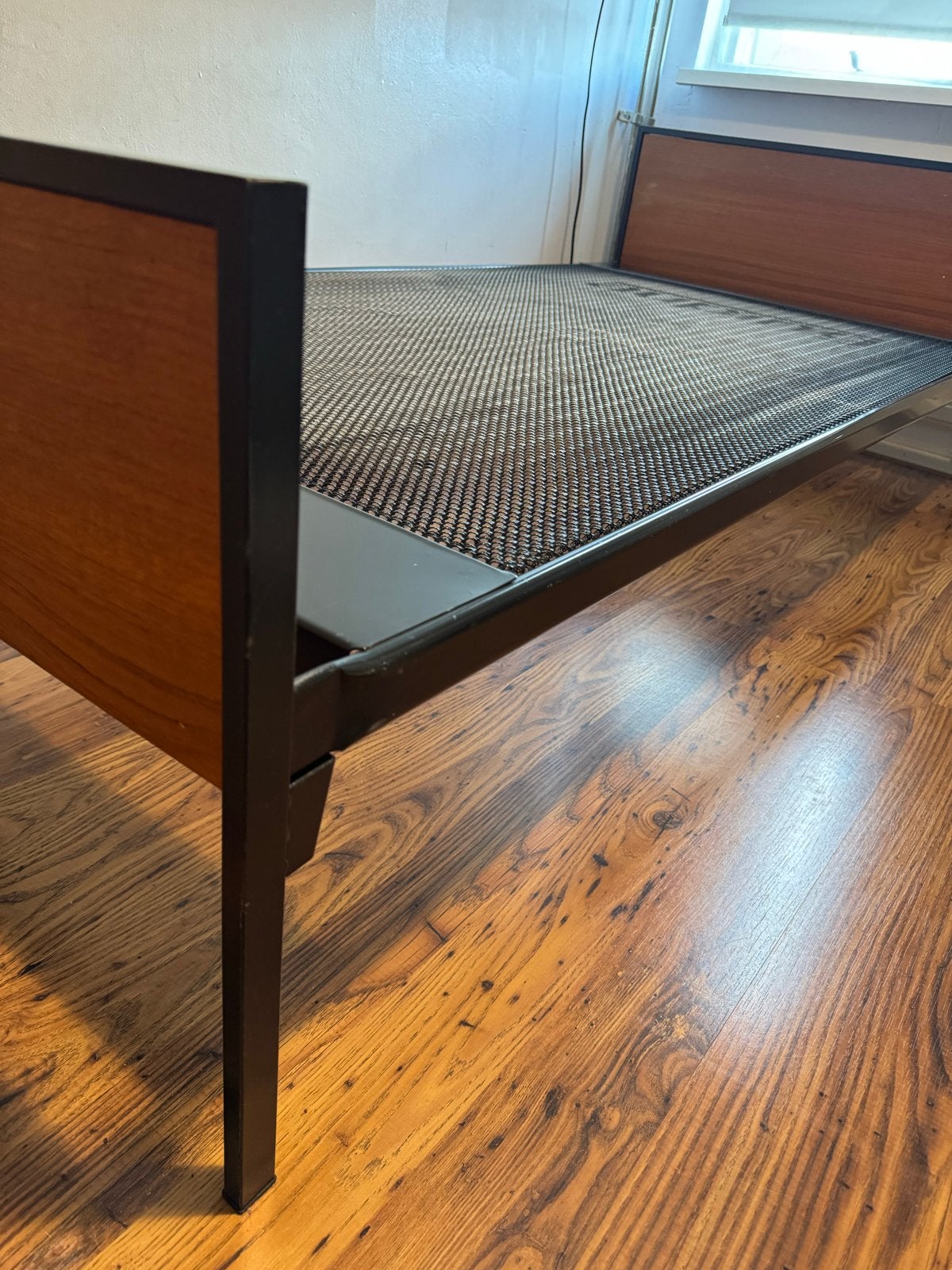 Origineel Vintage Auping Bed  (Jaren '50/'60), Ophalen, Gebruikt, 90 cm, Eenpersoons
