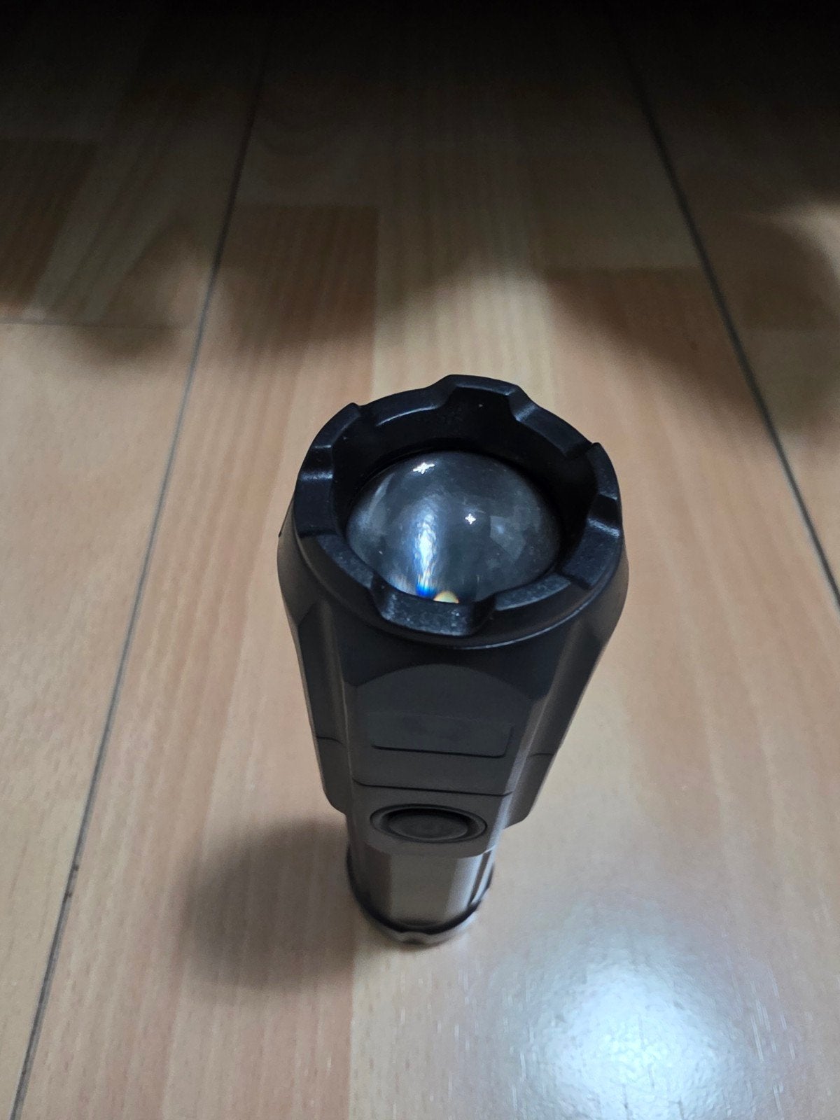 Oplaadbare LED Zaklamp Zoombaar - Kunststof, Ophalen of Verzenden, Nieuw, Accu