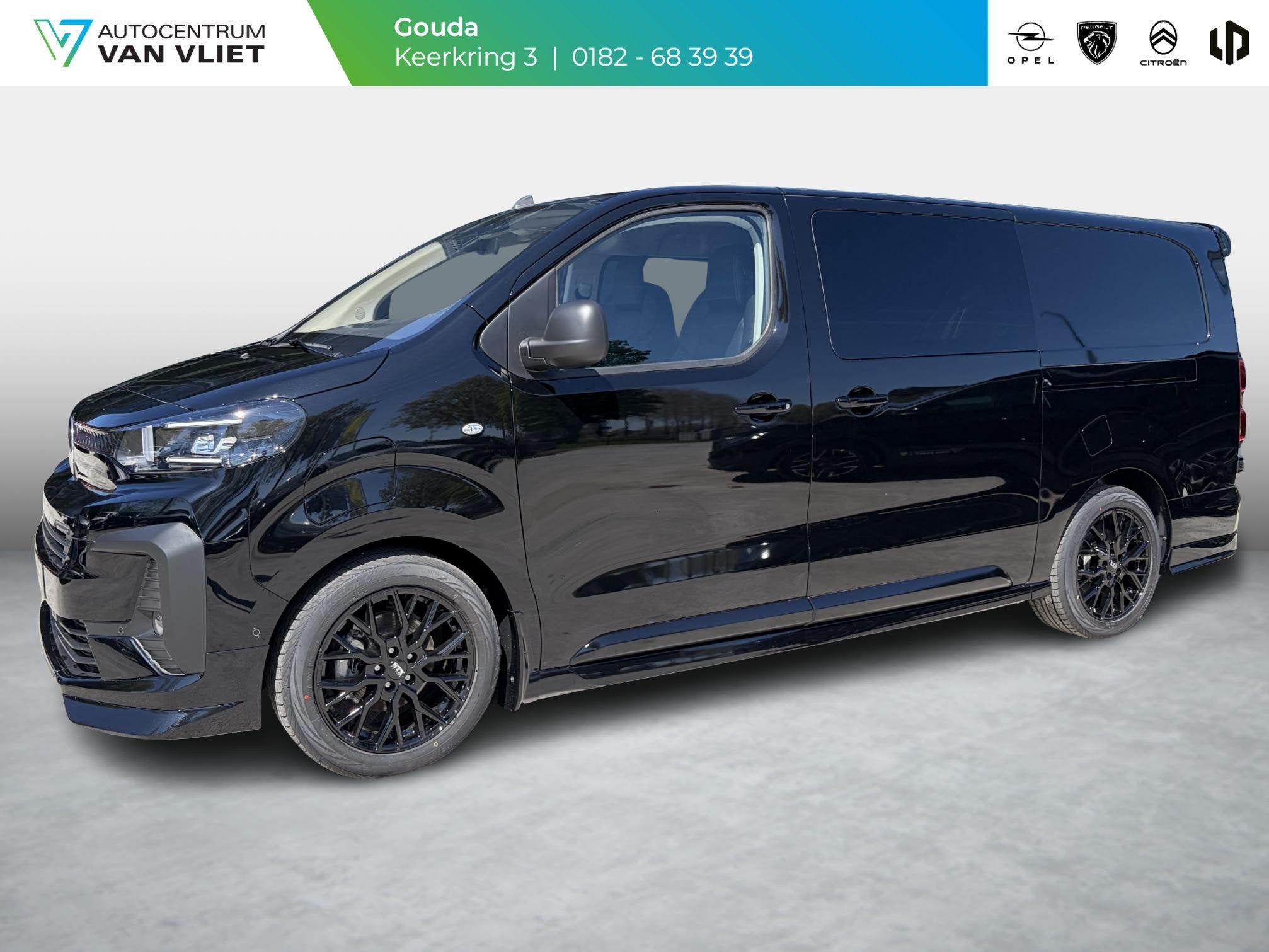 Citroen ë-Jumpy L3 136 DC 75 kWh STX Edition | Betimmering, Auto's, Gebruikt, Automatische klimaatregeling, Citroën, Zwart