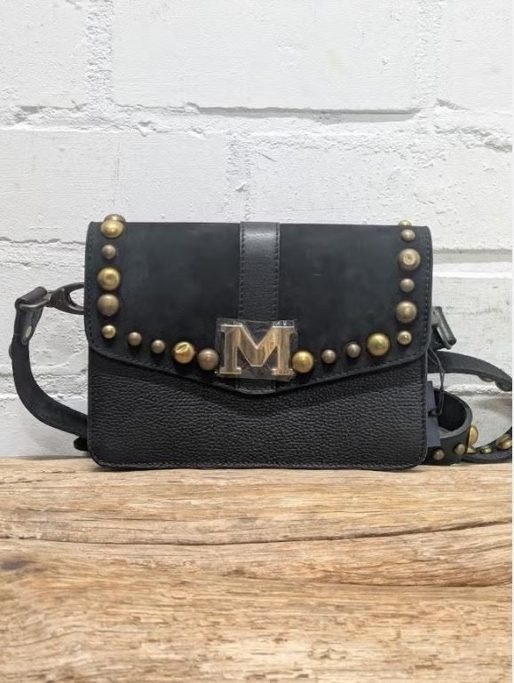 Maison Scotch - Leren crossbody tas - Nieuwstaat, Verzenden, Schoudertasje, Zwart, Nieuw