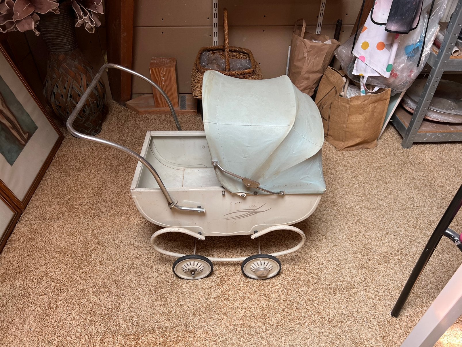 Leuke oude poppen kinderwagen . Merk Torck., Ophalen of Verzenden, Gebruikt, Babypop