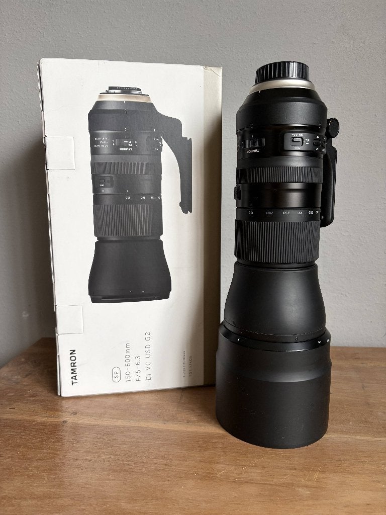 Tamron SP 150-600mm f/5-6.3 Di VC USD G2 – Nikon F, Audio, Tv en Foto, Fotografie | Lenzen en Objectieven, Zo goed als nieuw, Telelens