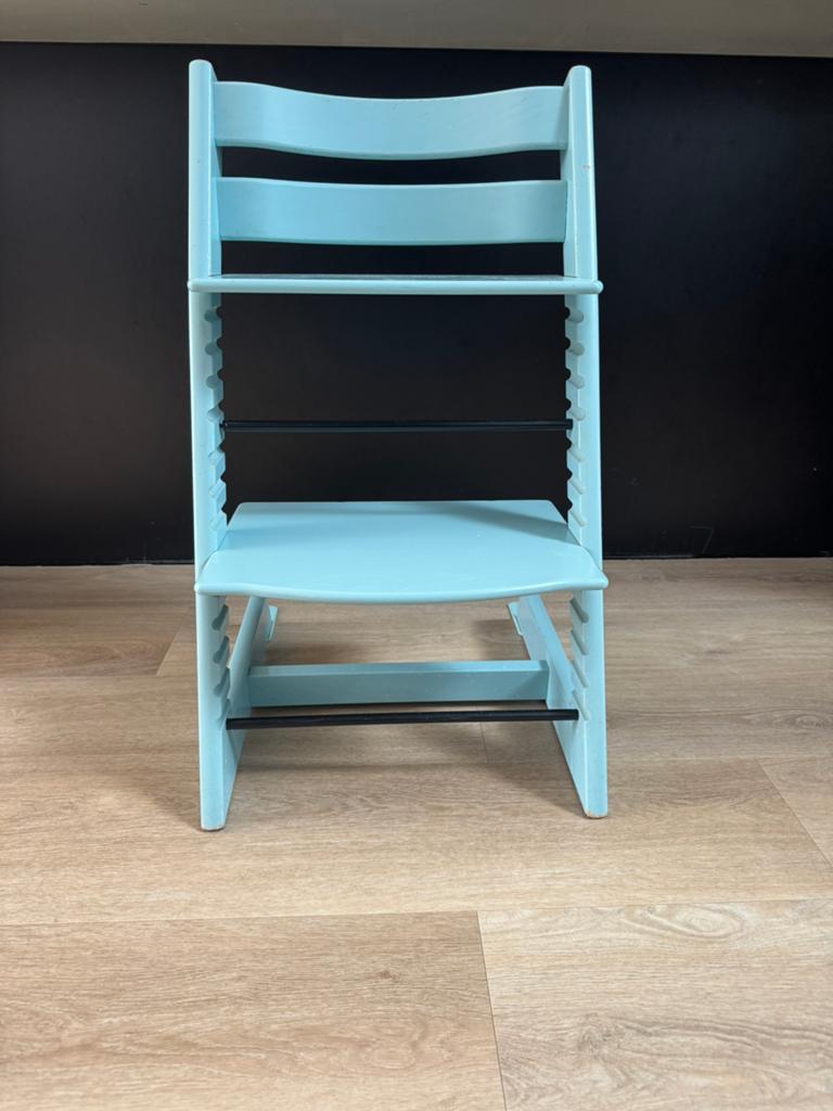 Stokke Tripp Trapp aquablauw, Ophalen, Zo goed als nieuw, Meegroeistoel