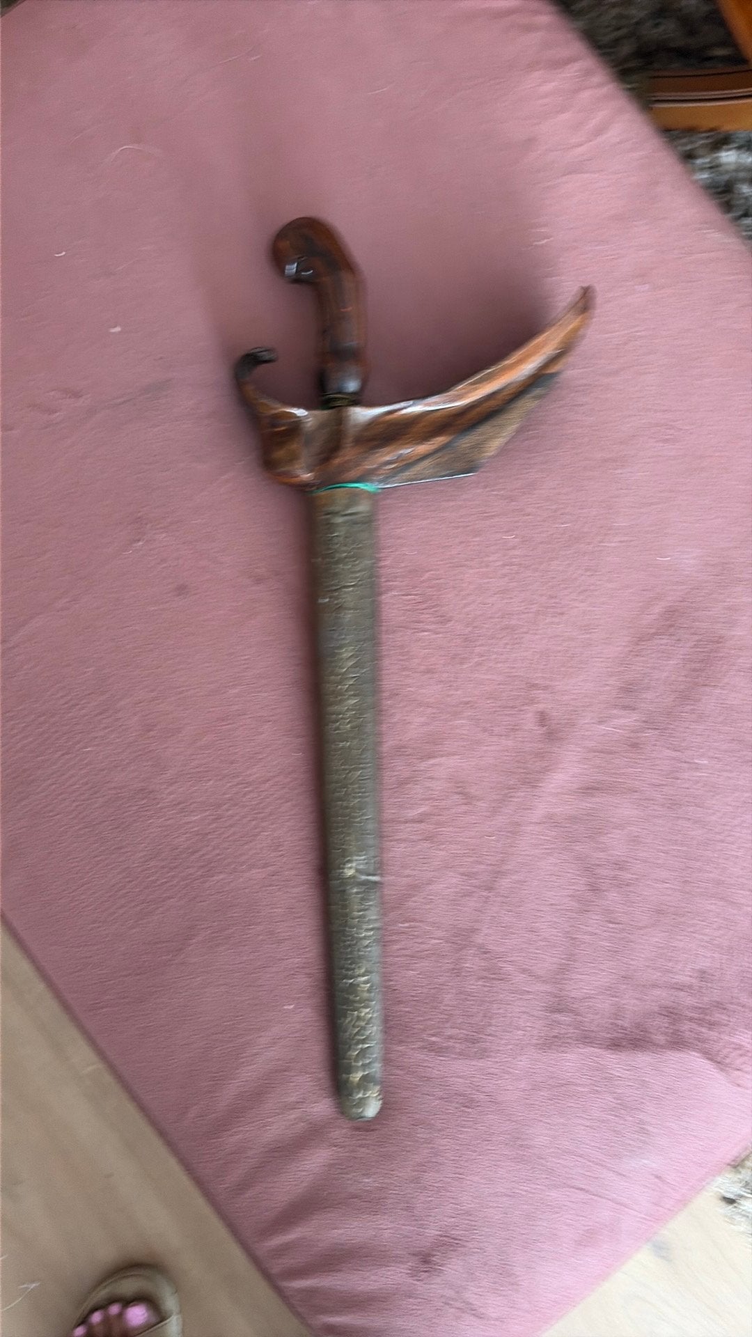 Indonesisch Keris Dagger mes, Handgemaakt, Indonesië, Metaal, Ophalen