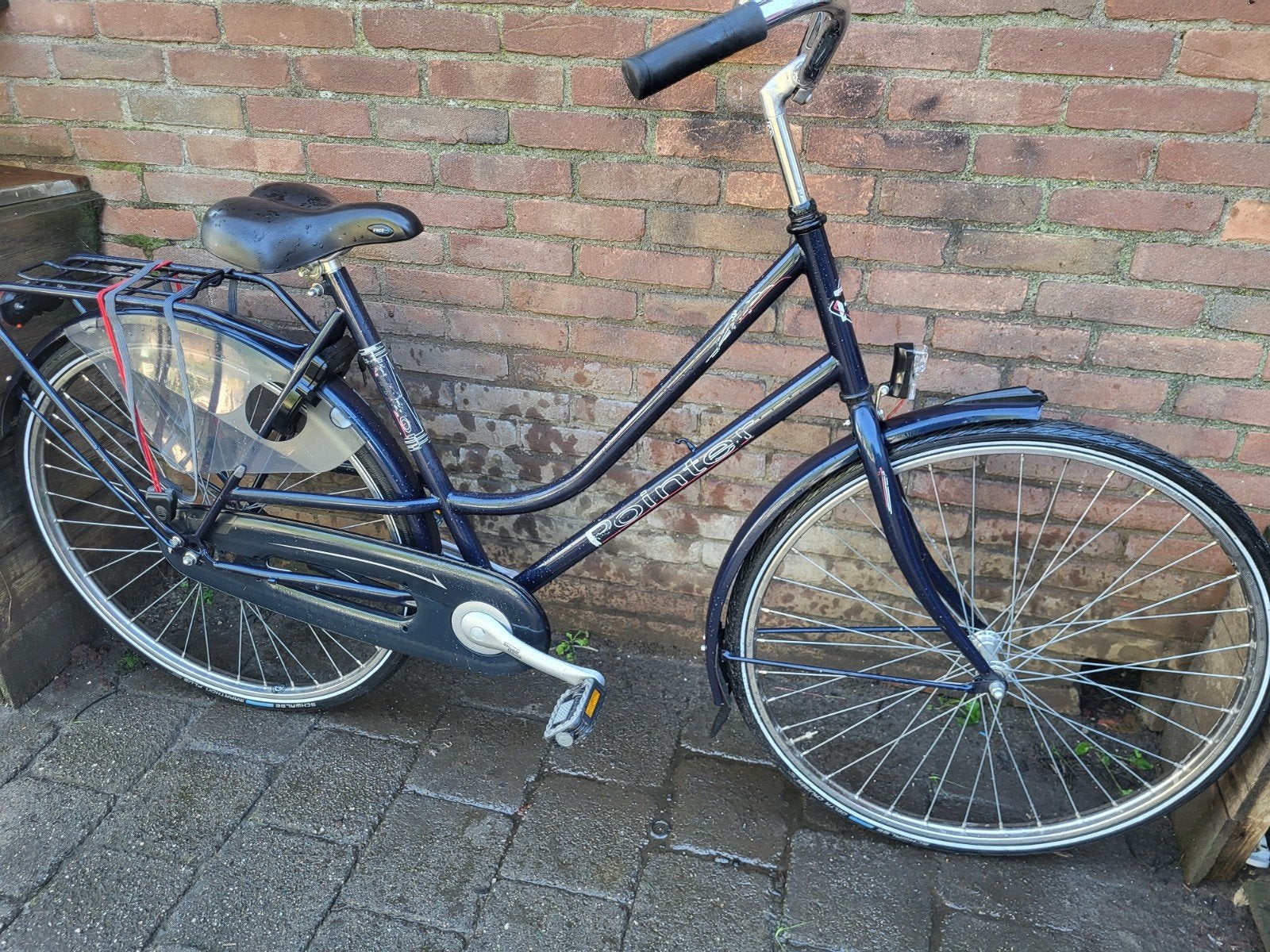 Nagenoeg nieuwe 28inch Pointer damesfiets terugtraprem  53cm, Fietsen en Brommers, Overige merken, Terugtraprem, (Extra) lage instap