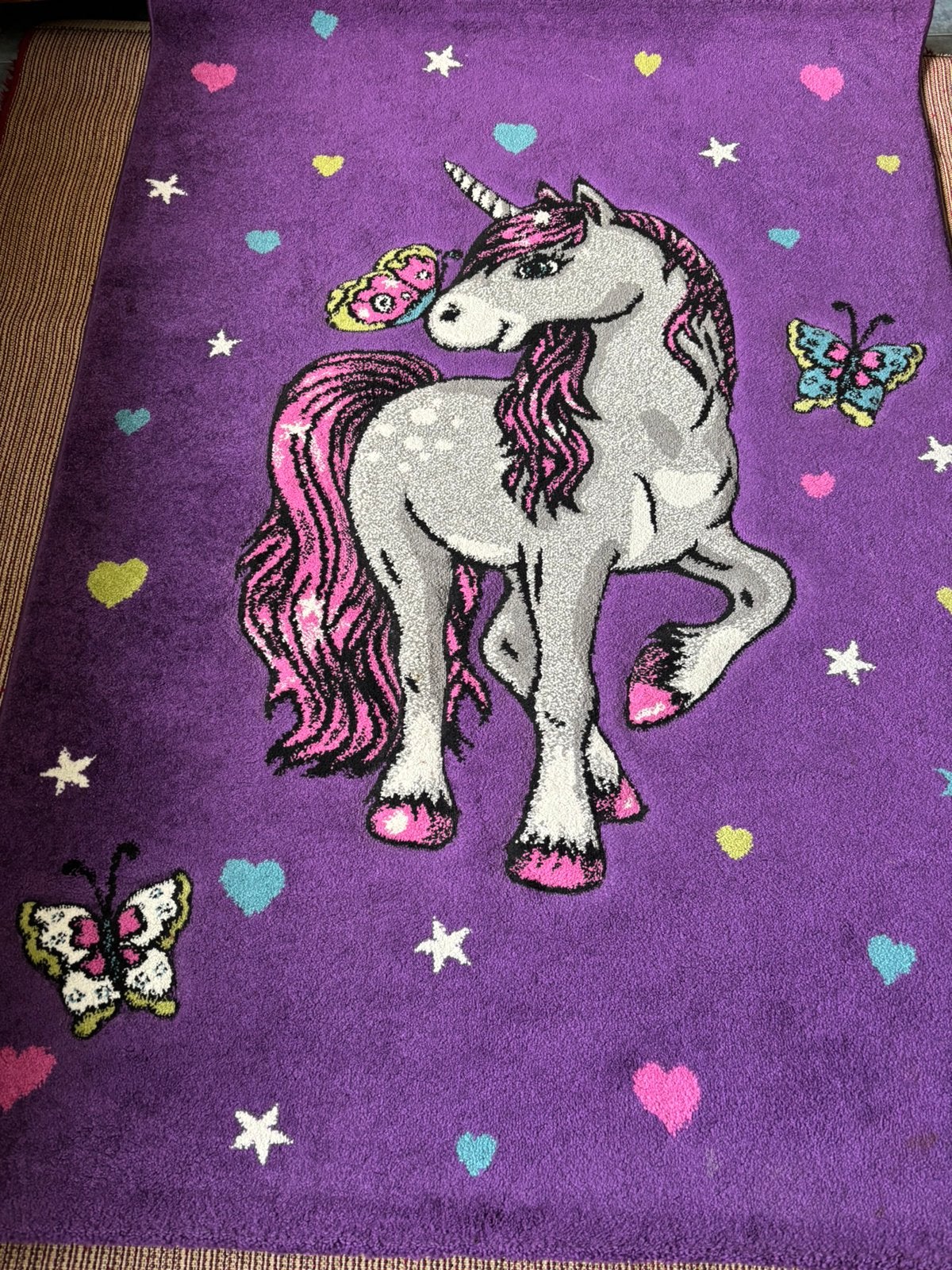 Vloerkleed voor kids 170x120 cm nu voor 40 euro fleurig klee, 100 tot 150 cm, Geel, Ophalen of Verzenden, Zo goed als nieuw