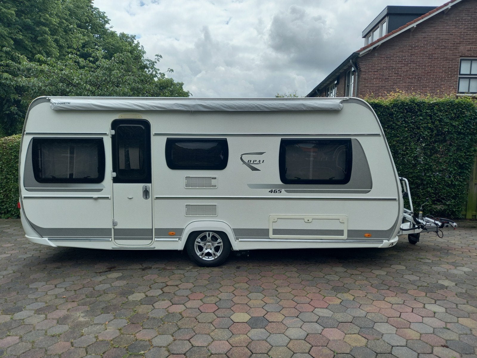 Fendt 465 TG 2015 Opal 2 bedden mover Dometictent fietsrek,, Kachel, Rondzit, Particulier, Tot en met 5