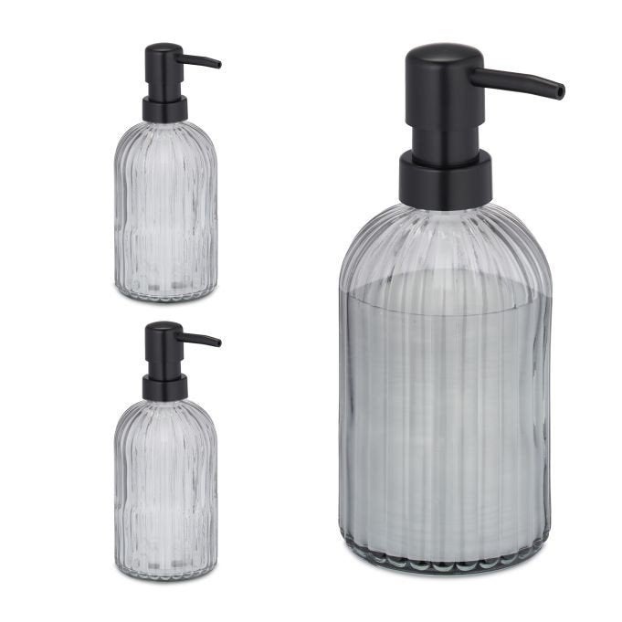 Zeeppomp glas set van 3, Huis en Inrichting, -, -, Nieuw, Ophalen of Verzenden