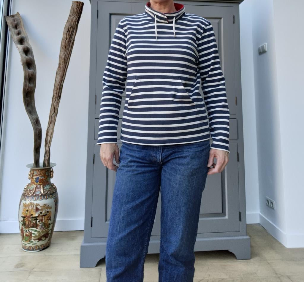 Saint James shirt maat M, Kleding | Dames, Ophalen of Verzenden, Zo goed als nieuw, Maat 38/40 (M), Blauw