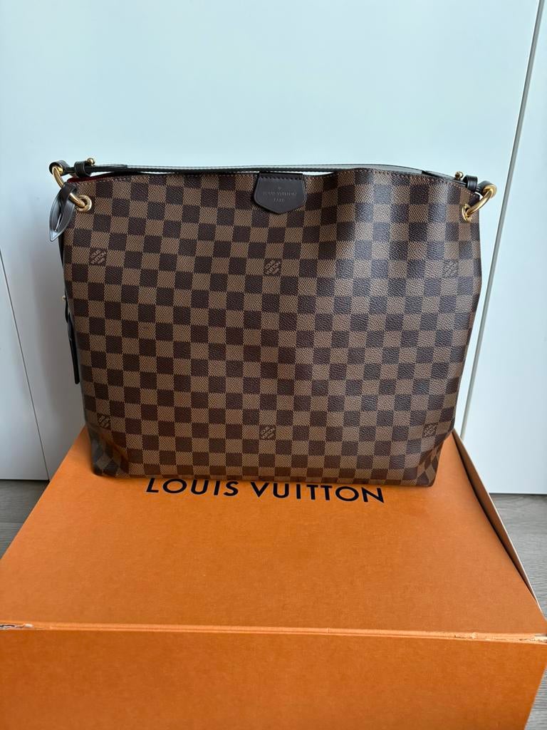 Louis vuitton Gracelul MM, Ophalen, Zo goed als nieuw, Bruin, Handtas