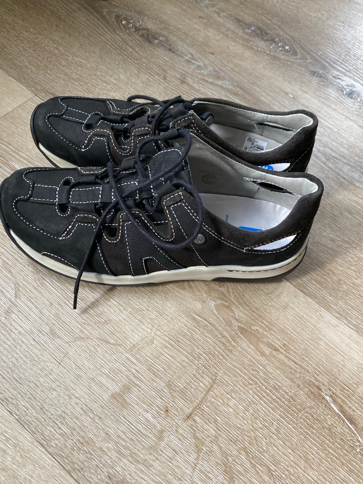 Wolky veterschoenen - Maat 40 - Zwart, Ophalen of Verzenden, Gedragen, Zwart, Schoenen met lage hakken