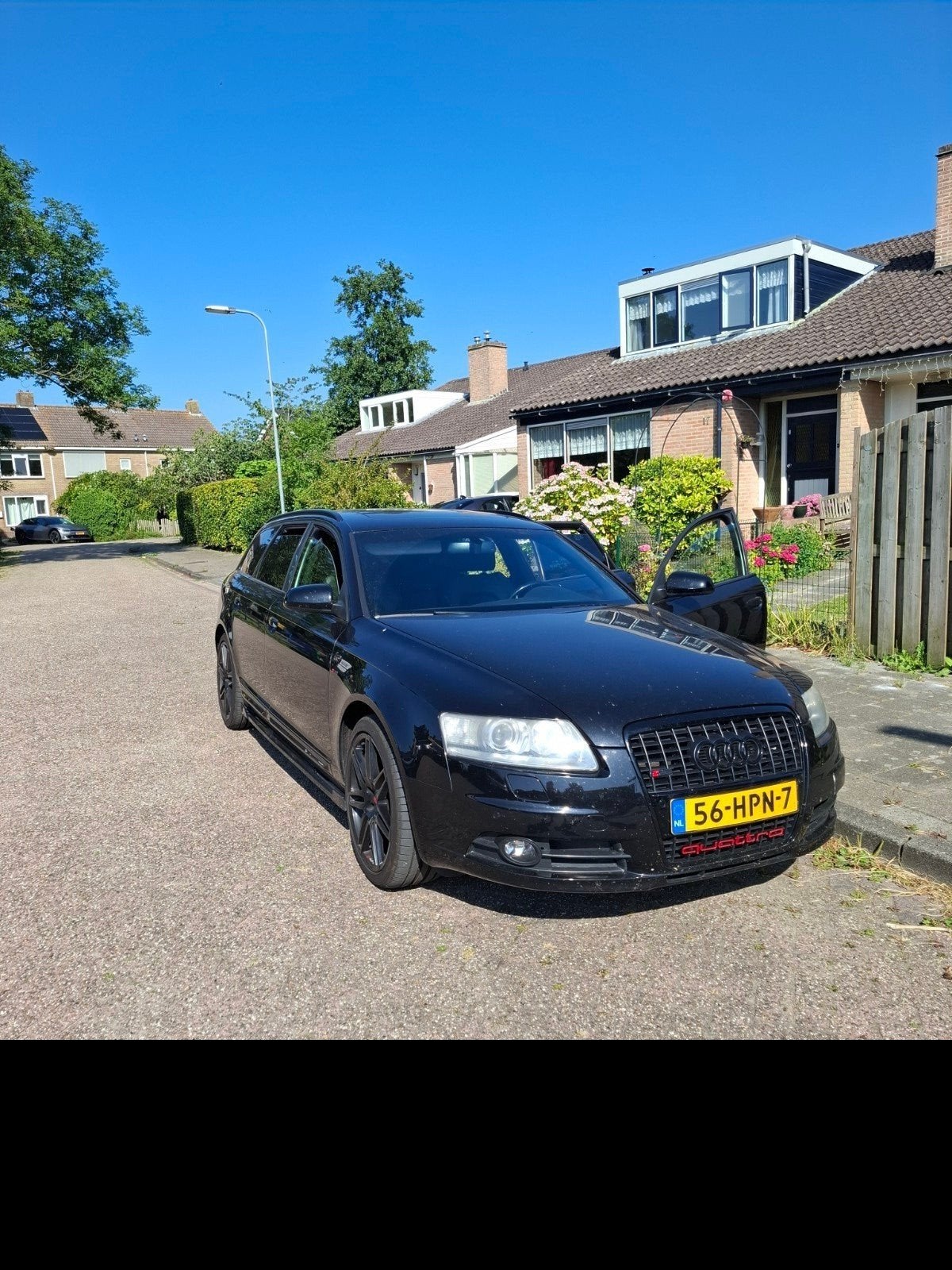 Audi A6 2.8 FSI 154KW Quat Avant AUT 2008 Zwart, Auto's, Automaat, Zwart, 10 km/l, Stationwagon