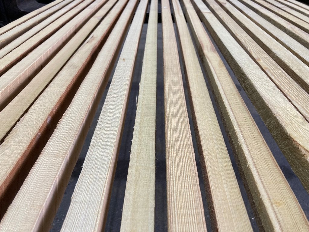 rhombus-regels-open gevel-schutting-Lariks-Douglas-23x25mm, Ophalen, Overige typen, Nieuw, Hardhout