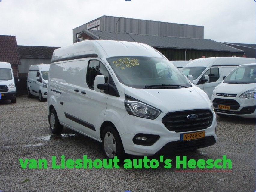 Ford Transit Custom 320 L2H2 Trend nette auto 126969 km bj 1, Auto's, Bestelauto's, Voorwielaandrijving, 4 cilinders, Wit, Origineel Nederlands
