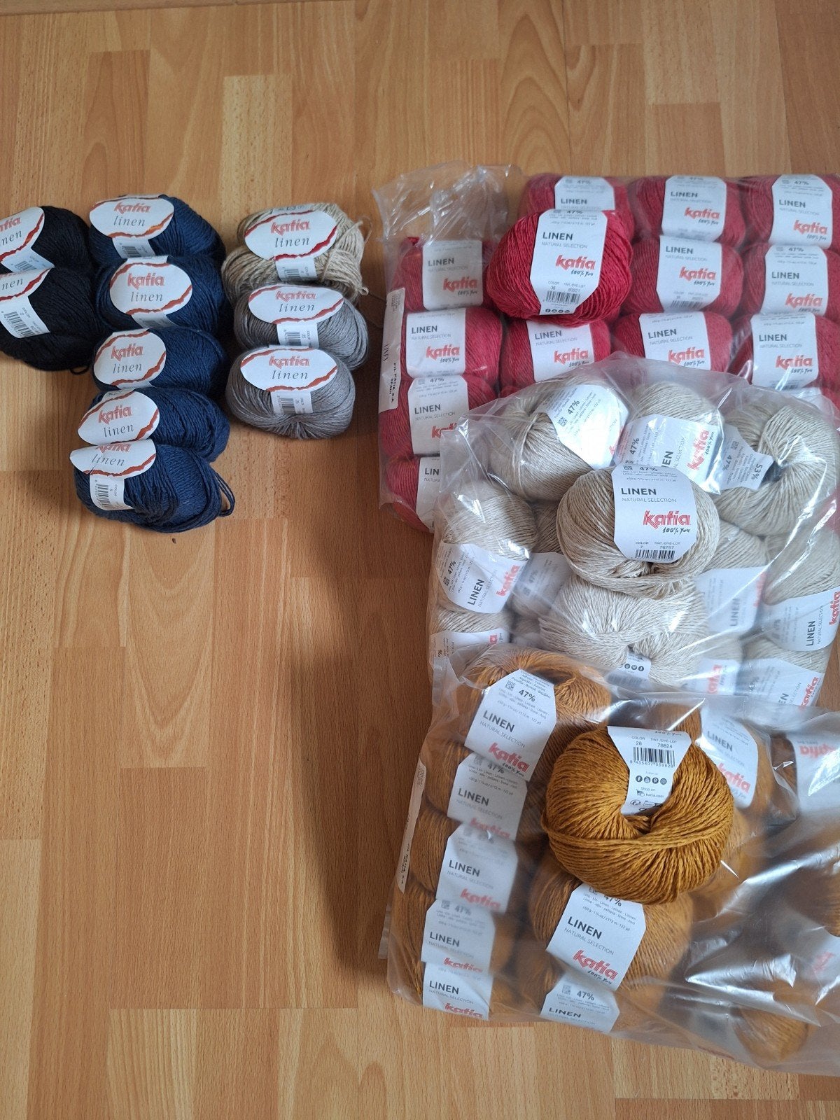 Katia Linen, Verzenden, Nieuw, Breien of Haken, Wol of Garen