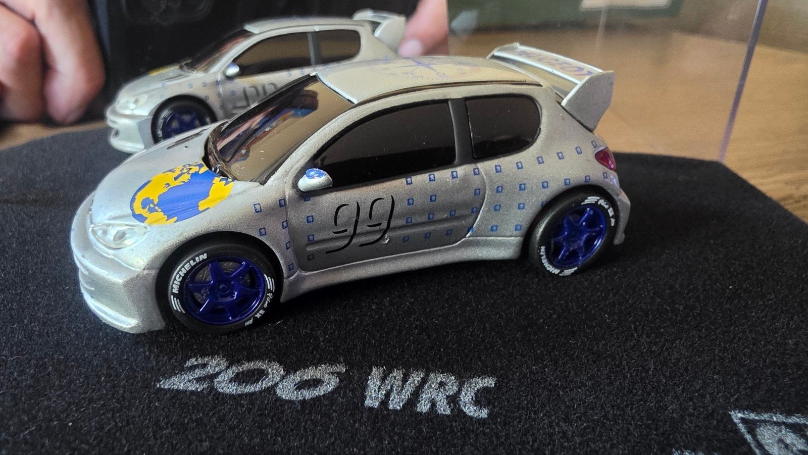 1:43 Peugeot 206 WRC 50th Spielwarenmesse Nürnberg 1999, Ophalen of Verzenden, Nieuw, Auto, Overige merken