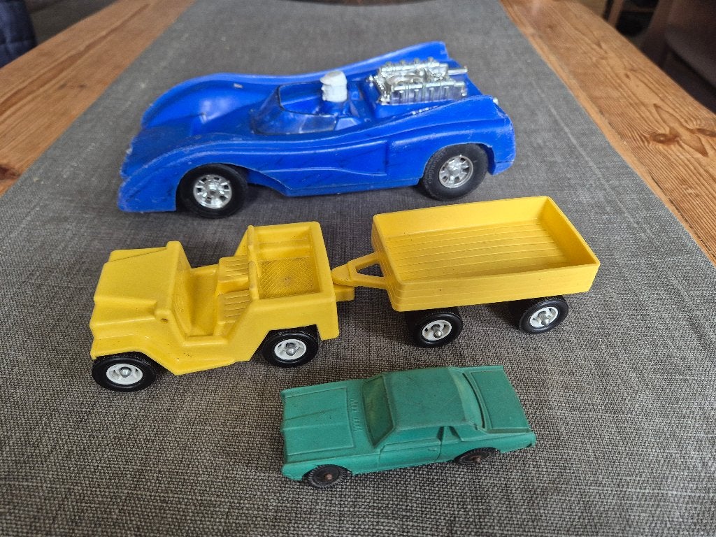 3 vinyl /plastic auto's: Stelco, Vinking Plast en Vinyl Line, Verzamelen, Ophalen of Verzenden, Gebruikt