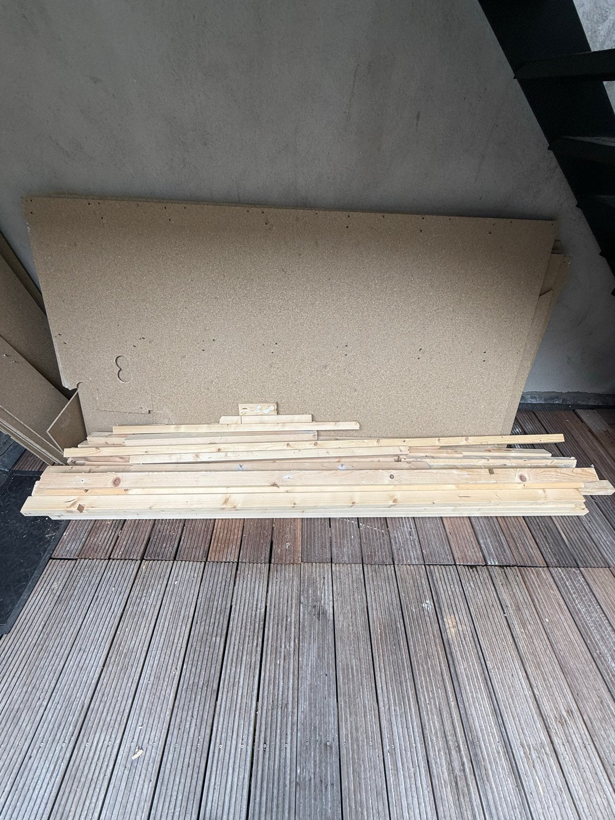 Multiplex platen en houten balken, Ophalen, Gebruikt, Minder dan 25 mm, Overige typen