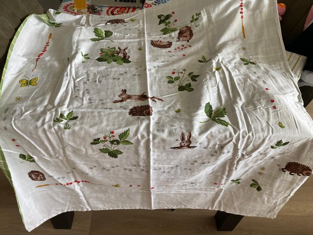 dekbedhoes voor junior bed, Jongetje of Meisje, Wit, Dekbedovertrek, Ophalen of Verzenden