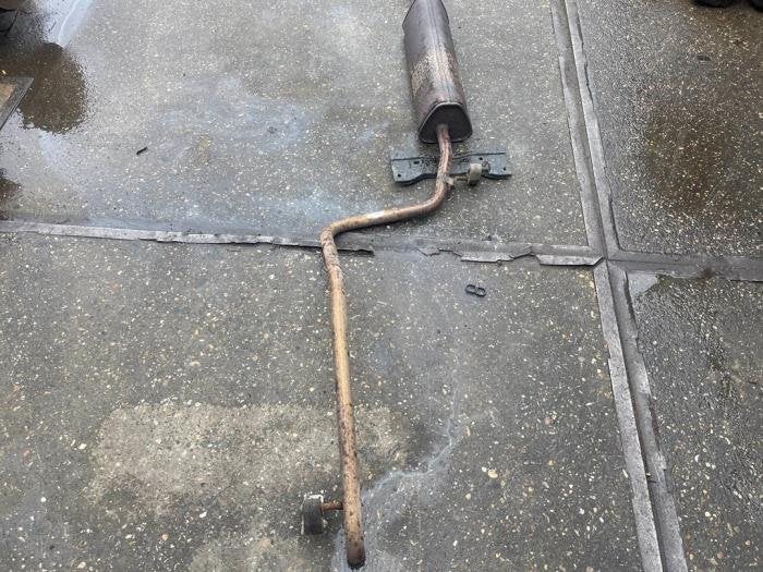 Uitlaat (compleet) van een Volkswagen UP, Gebruikt, -, -, -