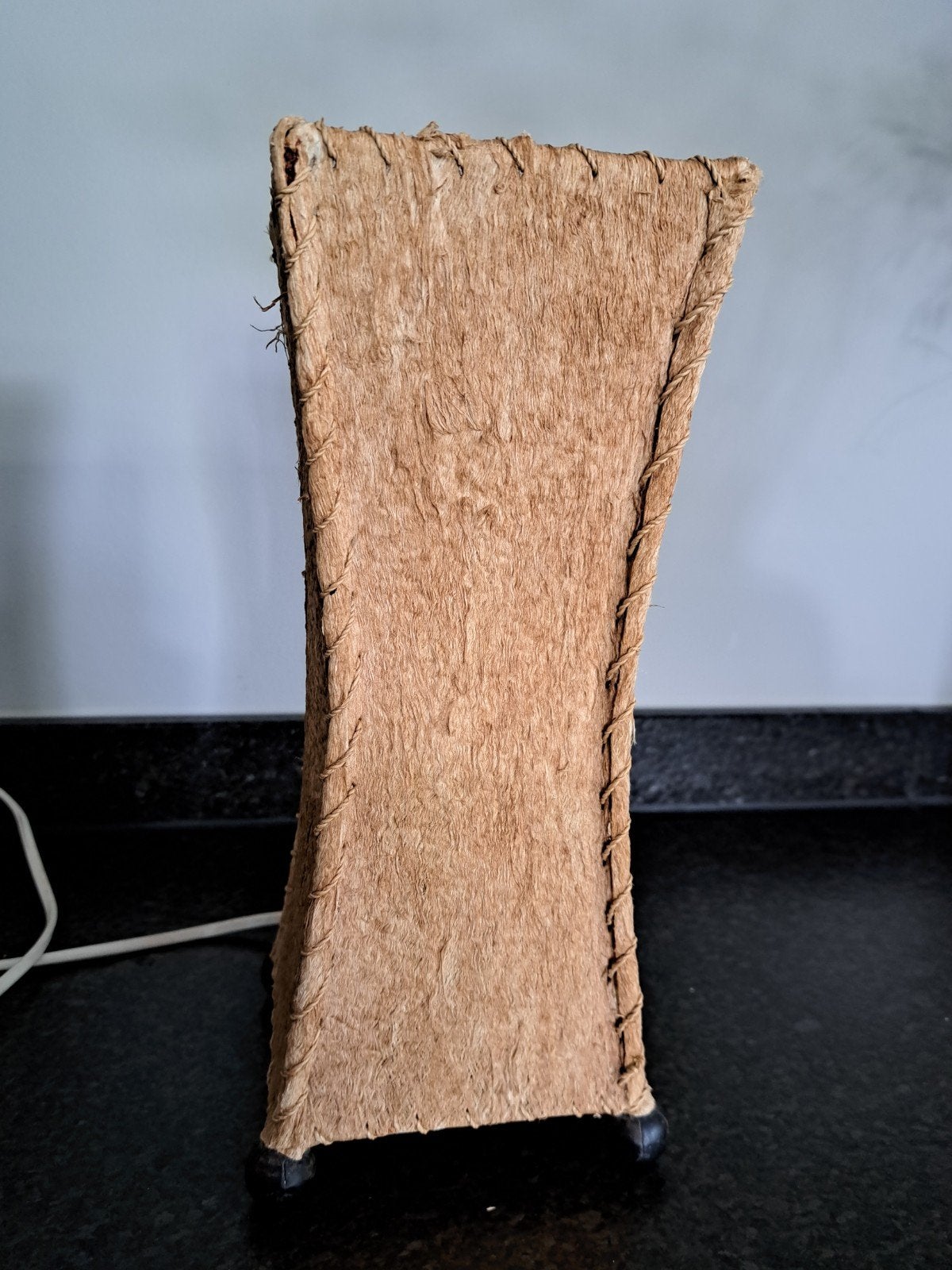 Vintage Tafellampje - Uniek en in Goede Staat, Gebruikt, Vintage, Natuurlijk materiaal, Ophalen of Verzenden