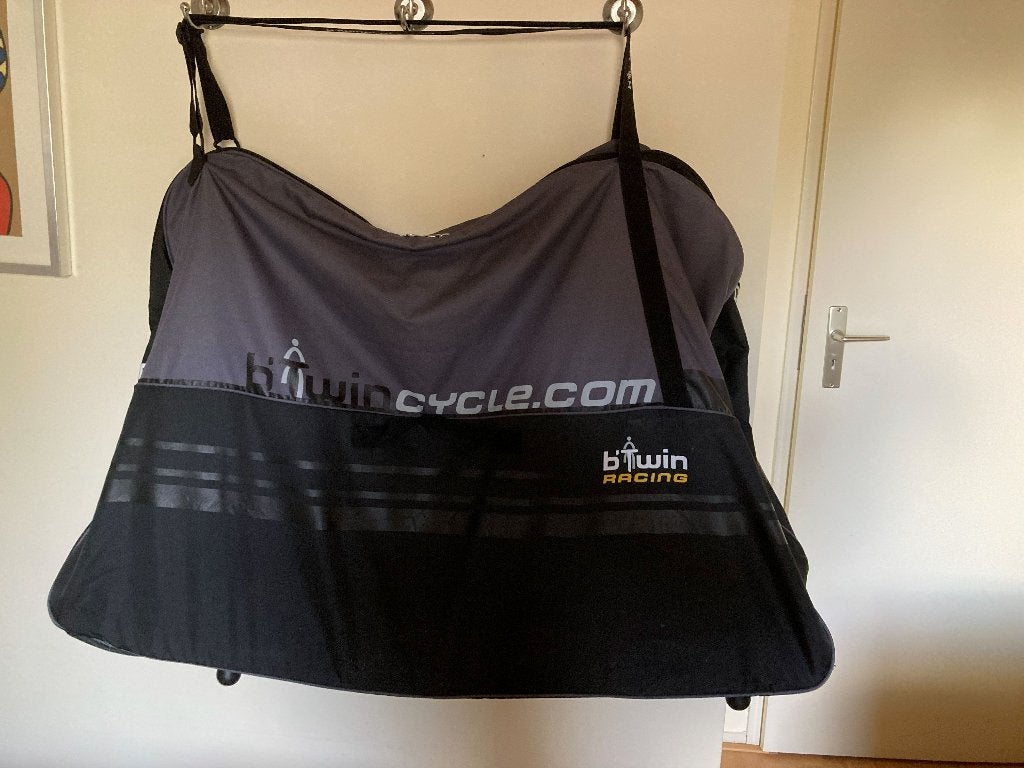Tas voor racefiets, Ophalen, Zo goed als nieuw