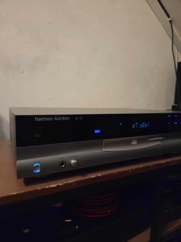Harman Kardon HD-755 CD-Speler Met Burr Brown DAC, Ophalen of Verzenden, Zo goed als nieuw, Overige merken
