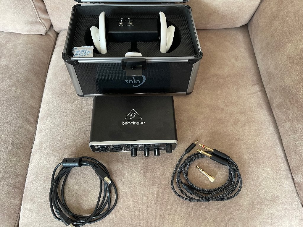 3Dio FS Binaurale Microfoon + USB Audio Interface | Z.G.A.N., Ophalen of Verzenden, Zo goed als nieuw, Overige typen