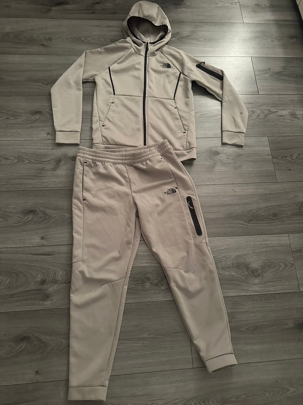 The North Face trainingspak origineel, Verzenden, Zo goed als nieuw, Zwart