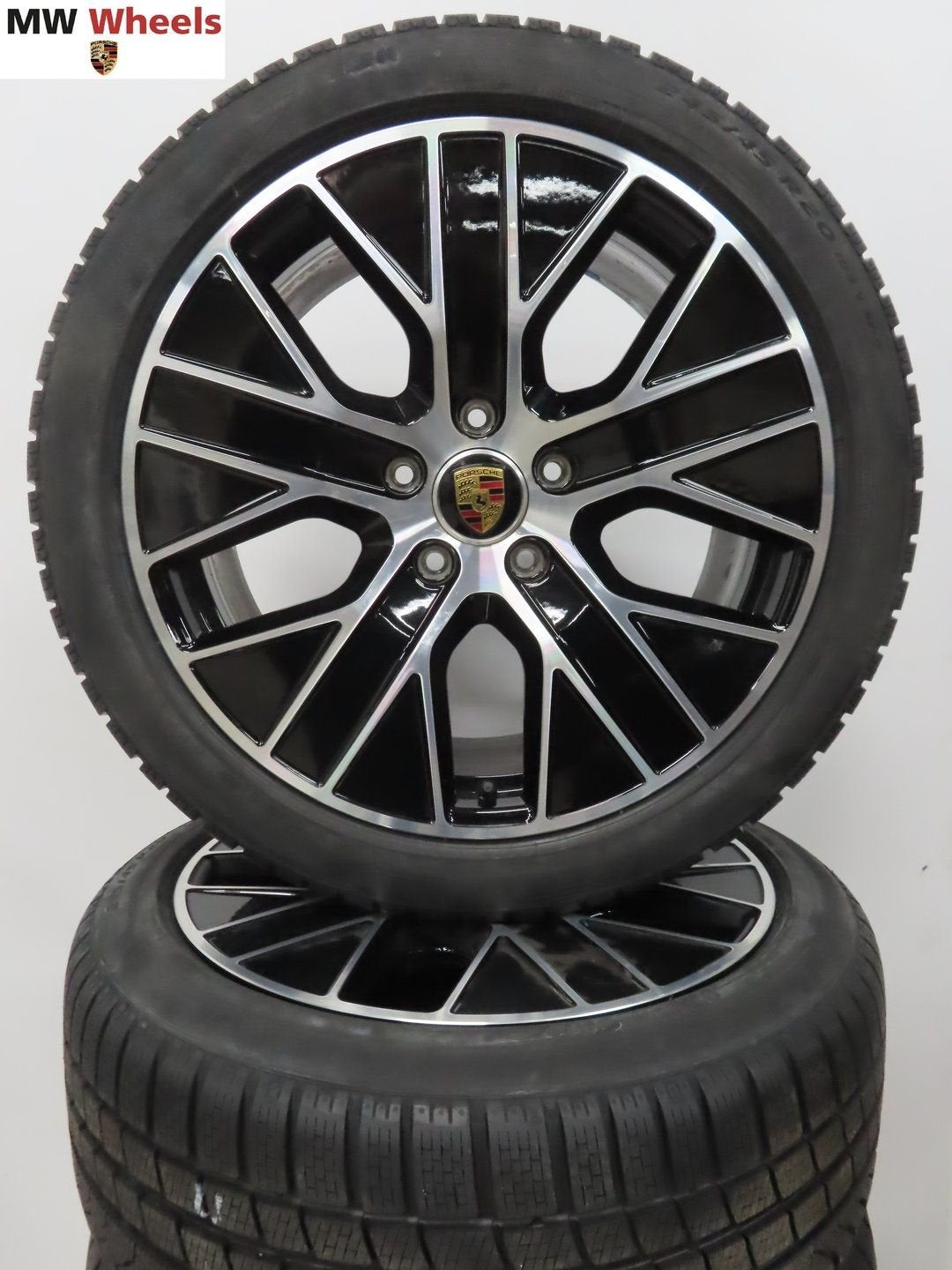 Originele Porsche Taycan 20 inch velgen nieuwe winterbanden, -, -, Banden en Velgen, 20 inch