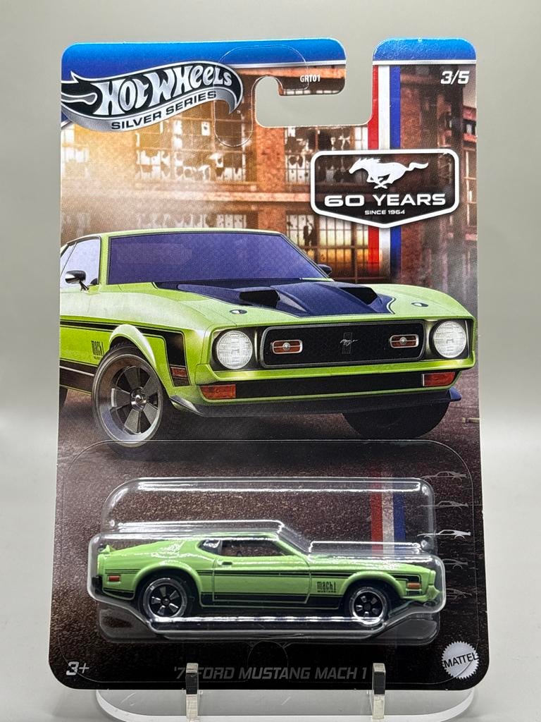 Hot Wheels Silver Series '71 Ford Mustang Mach 1, Auto, Nieuw, Ophalen of Verzenden, Mattel
