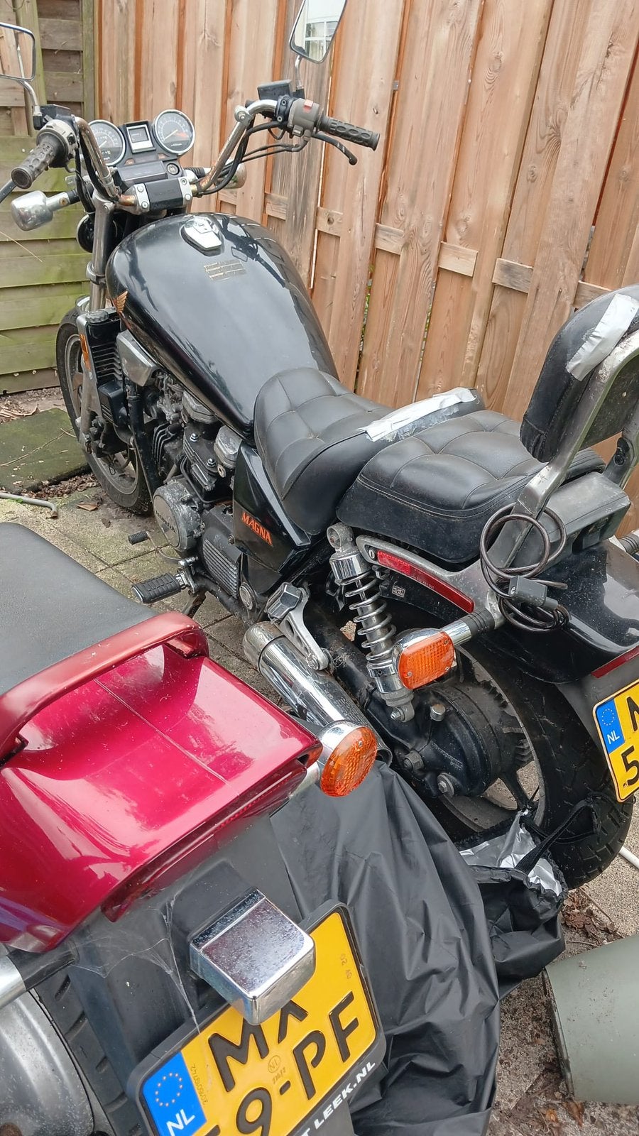 Honda magna, Ophalen, Gebruikt