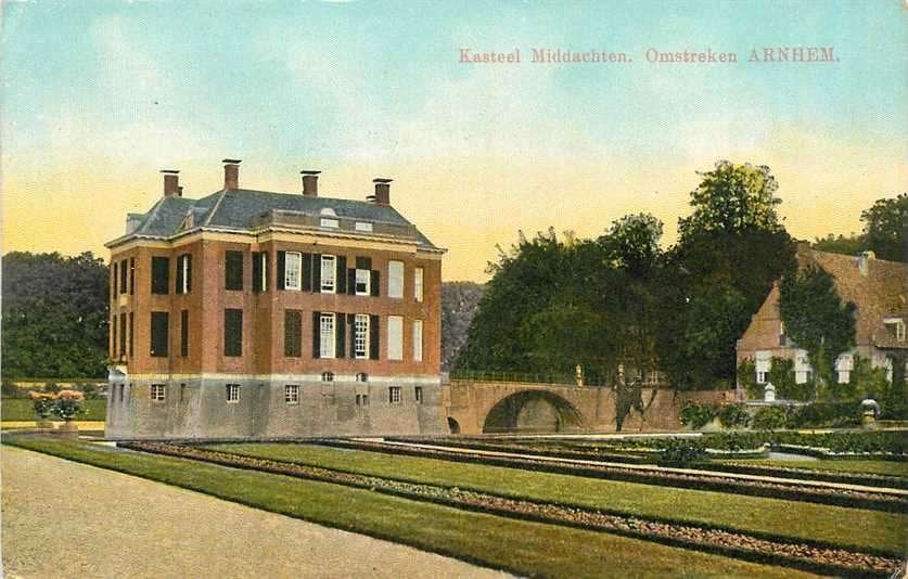 380-320-021 De Steeg Middachten, Verzamelen, Ansichtkaarten | Nederland, Verzenden, Voor 1920, Gelderland