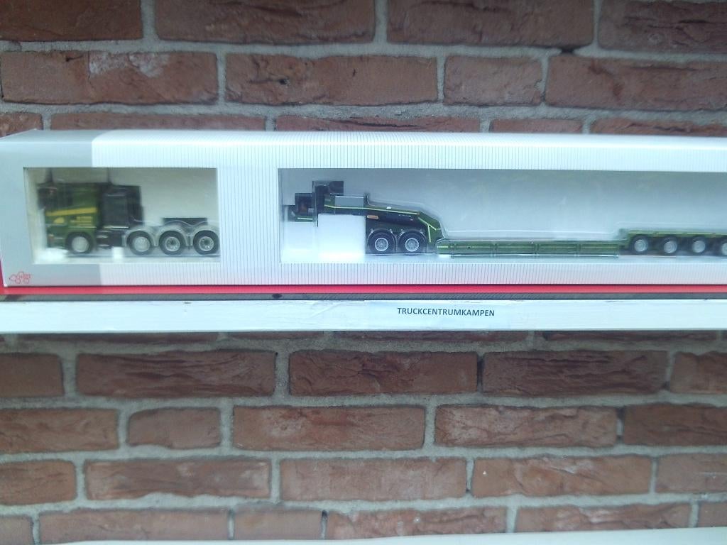 NZG  Scania  R4  met  Nooteboom  van  Getron., Hobby en Vrije tijd, Ophalen of Verzenden, Nieuw, Bus of Vrachtwagen, NZG