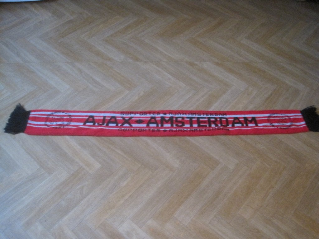 mooie ajax sjaal, Verzamelen, Sportartikelen en Voetbal, Ophalen of Verzenden, Zo goed als nieuw, Ajax, Vaantje of Sjaal