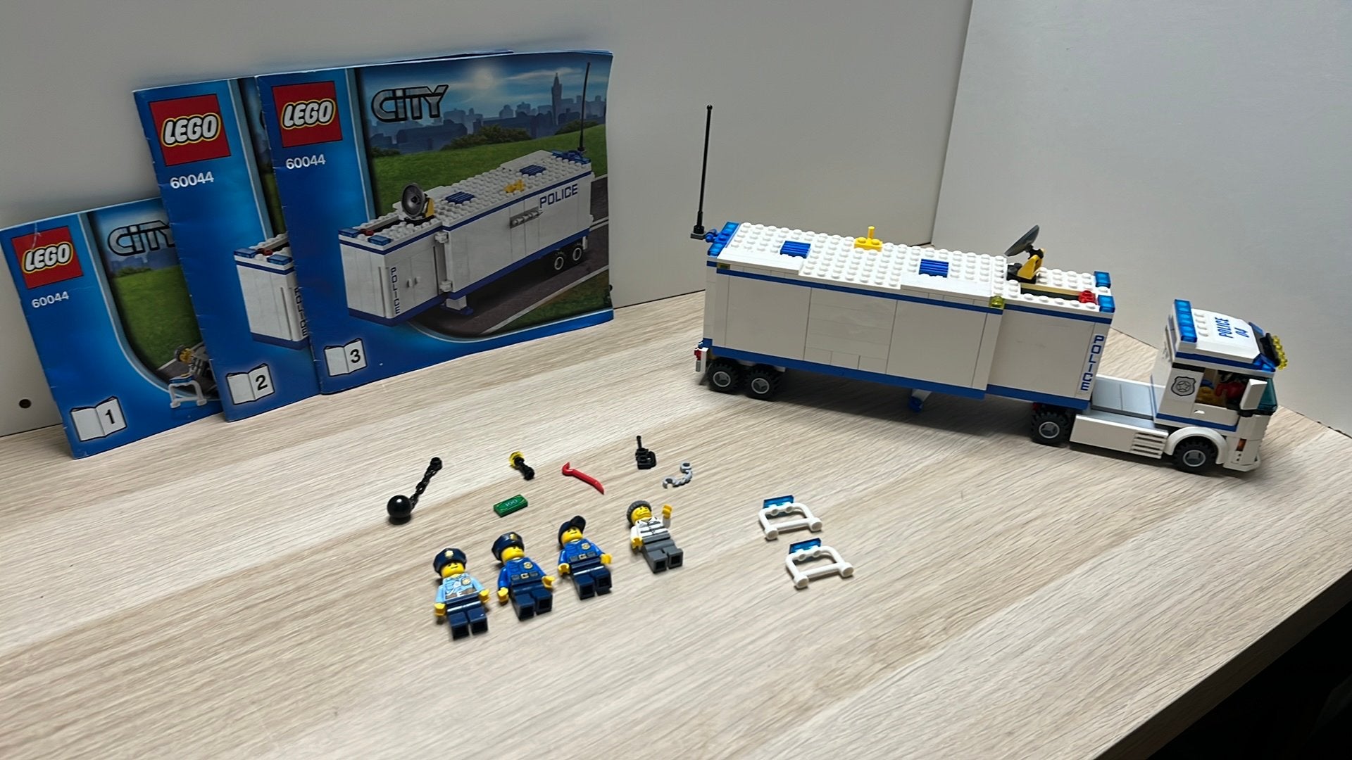 Lego city politie 60044 Mobile Police Unit, Lego, Ophalen of Verzenden, Complete set, Inclusief instructies