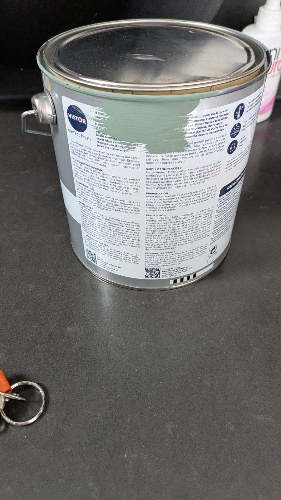 Histor muurverf 2.5L - GN 062-06 - Zo goed als nieuw, Ophalen