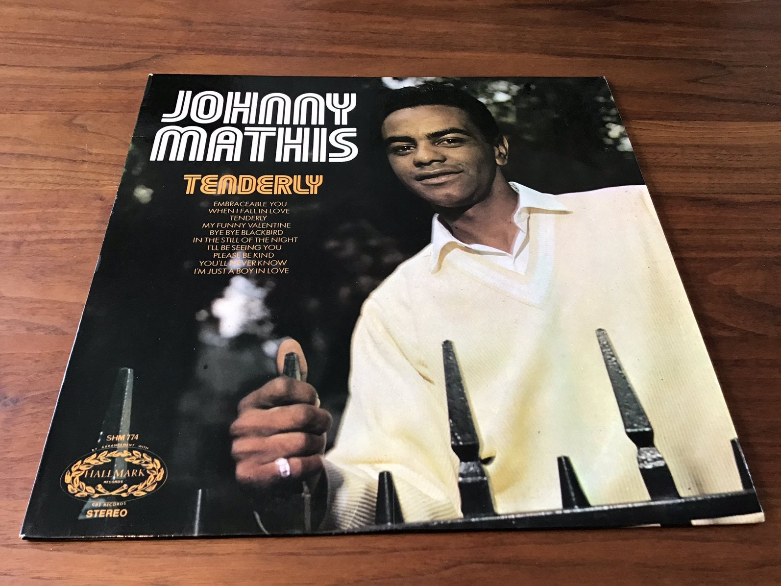 LP, JOHNNY MATHIS, TENDERLY, 1977., Cd's en Dvd's, Ophalen of Verzenden, Zo goed als nieuw, LP
